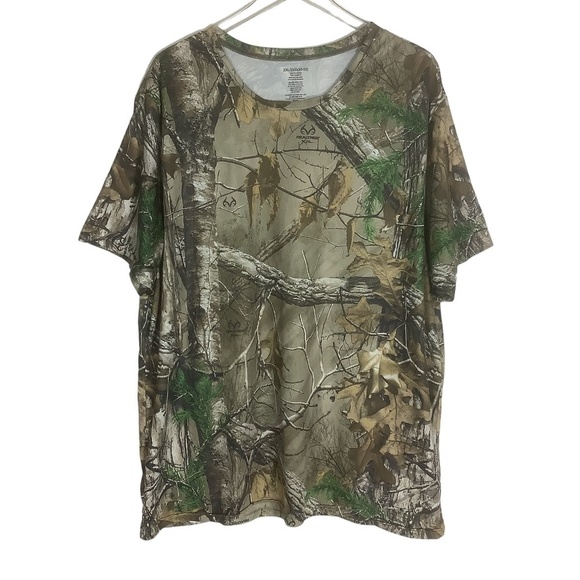 Realtree Oak-moss Camo Short Sleeve Tee 2XL - Picture 1 of 10